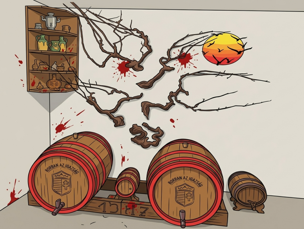 wine barrels